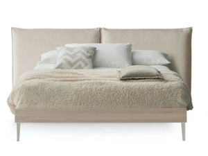 CHLOÉ - Double bed with upholstered headboard _ Devina Nais